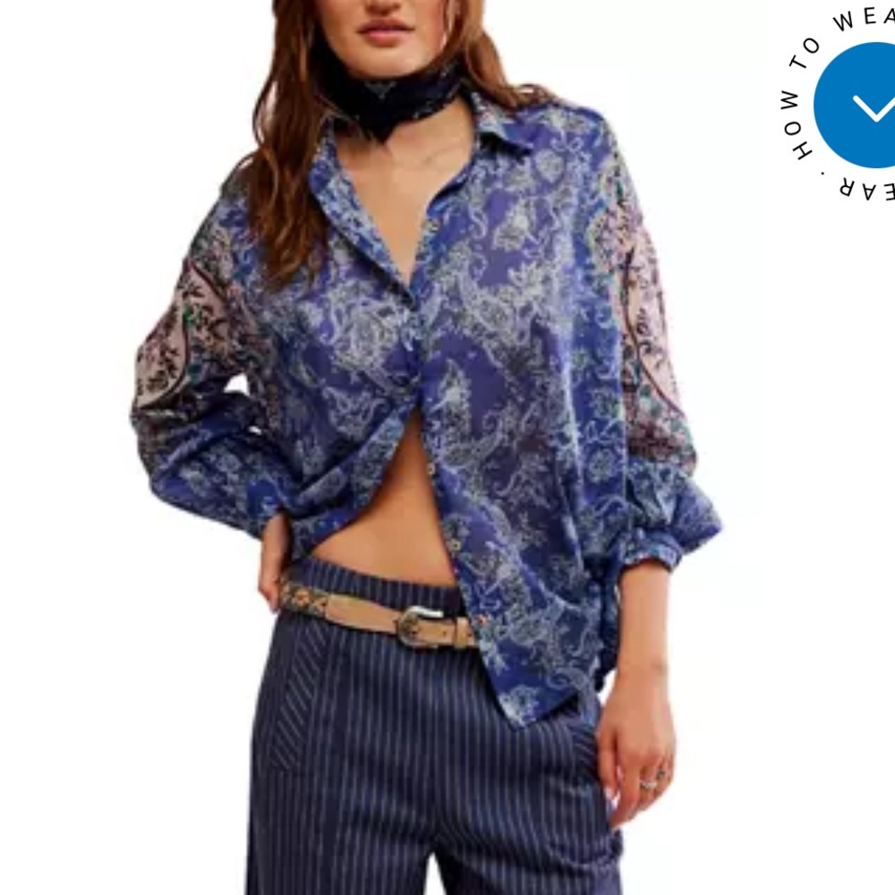 NWT Free People
Rose Bud Blouse - Picture 7 of 7